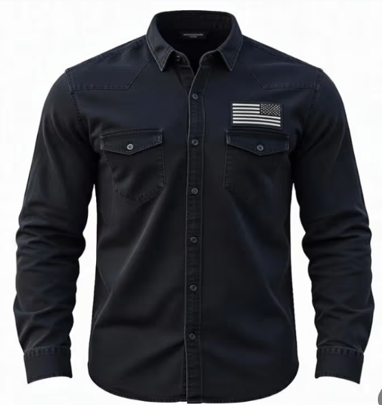 Men's Casual Long-Sleeve Denim Shirts: Timeless Style Essentials